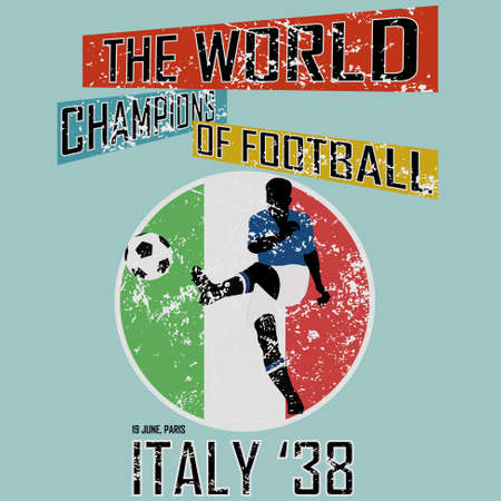 Grunge style world football theme vol 3のイラスト素材