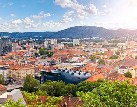 The Austrian city Graz, the capital of Styria, is a hub of art and historyの写真素材