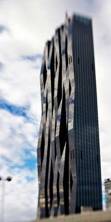 The brand new DC-Tower of Vienna - Austria.The DC-Tower is the tallest skyscraper in Austria.Picture Style achieved with selective focus lens.のeditorial素材