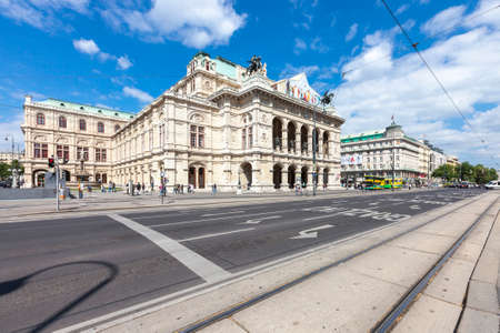 The State Opera House of Vienna  Austriaのeditorial素材