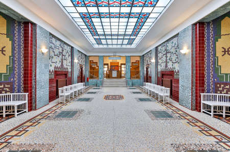 The Amalienbad is a well known municipal indoor swimming pool in Vienna.It was built in the years 1923 to 1926 and was at that time the largest and most modern bathhouse in Central Europeのeditorial素材