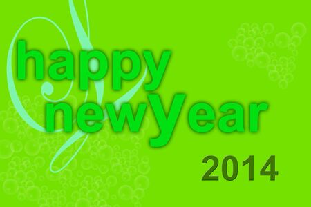 new year card with green backgroundの写真素材