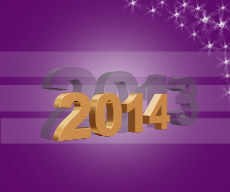 vintage new year card with grey backgroundの写真素材