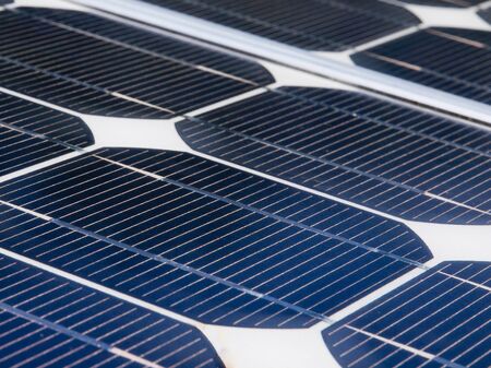 Detail of a solar panel