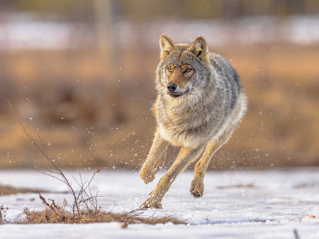 Eurasian wolf (Canis lupus lupus), also known as the common wolf, is a subspecies of grey wolf...