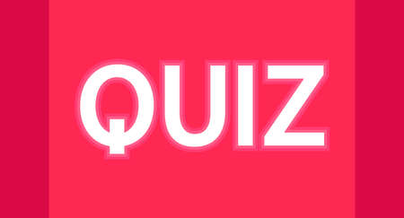 Quiz flat concept. Vector illustration. Element template for design.のイラスト素材