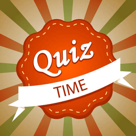 Quiz concept. Vector illustration. Element template for design.のイラスト素材