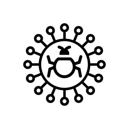 Antivirus iconのイラスト素材