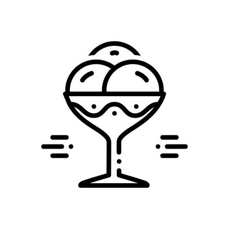 Ice cream iconのイラスト素材
