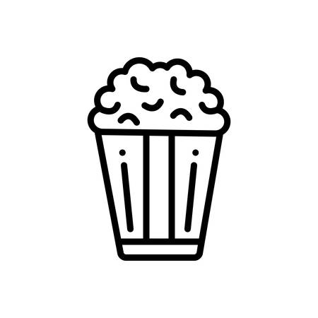 Popcorn iconのイラスト素材