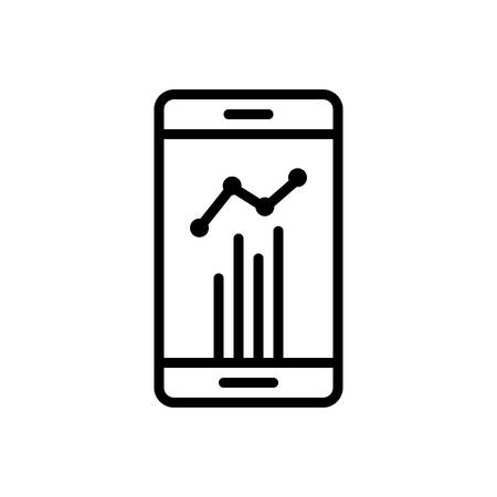 Statistics iconのイラスト素材
