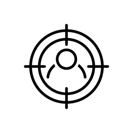 Target iconのイラスト素材
