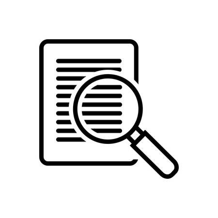 Find iconのイラスト素材