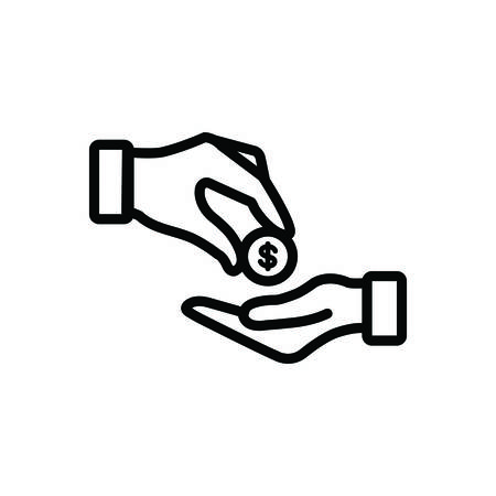 Give take iconのイラスト素材