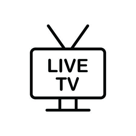 Tv iconのイラスト素材