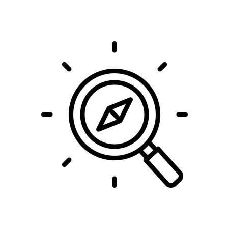 Discover iconのイラスト素材