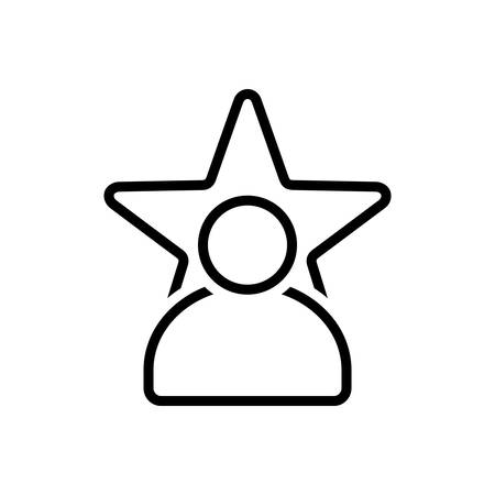 Celebrity iconのイラスト素材