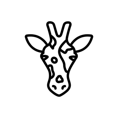 Icon for giraffのイラスト素材