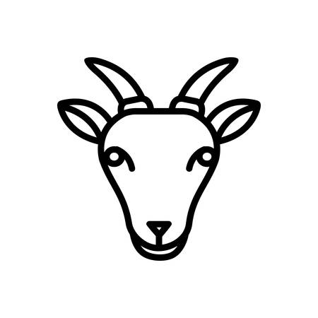 Icon for goatのイラスト素材