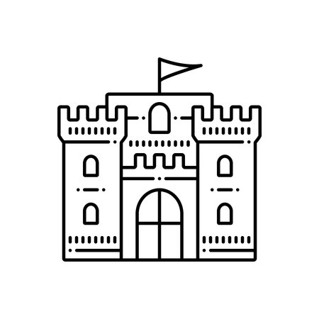 Castle iconのイラスト素材