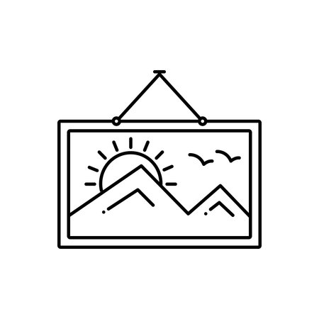 Painting iconのイラスト素材