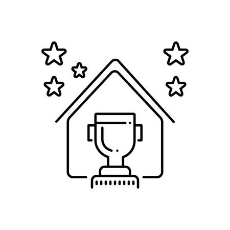 Real estate award iconのイラスト素材