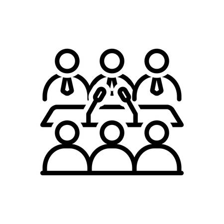 Business conference iconのイラスト素材