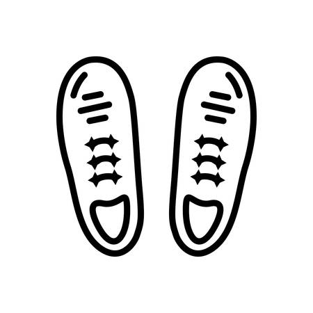 Icon for shoes,  sneakersのイラスト素材