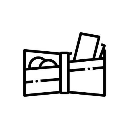 Icon for wallet, purseのイラスト素材