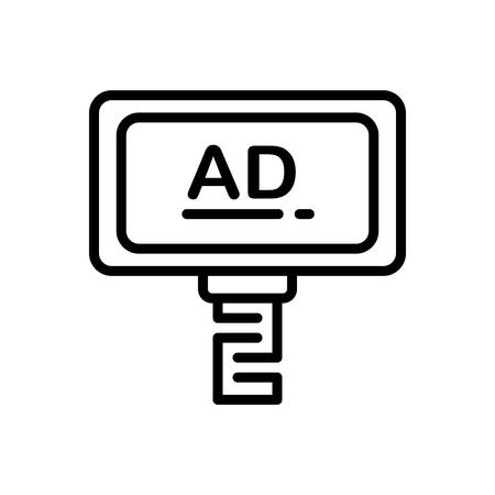 Icon for advertisement,advertisingのイラスト素材