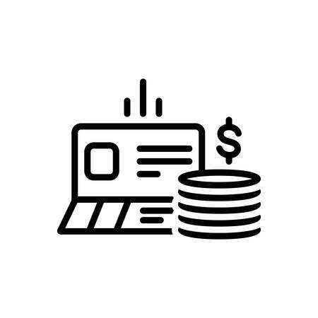 Icon for bankbook,accountのイラスト素材