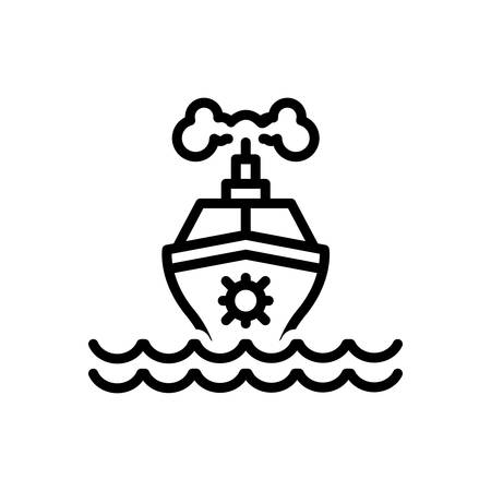 Icon for ship, marineのイラスト素材