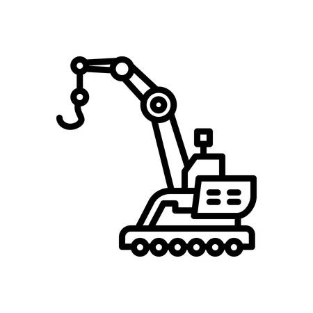 Icon for Crane,constructionのイラスト素材