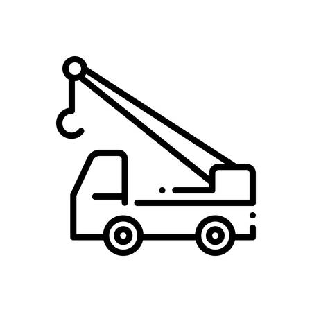 Icon for crane,truckのイラスト素材