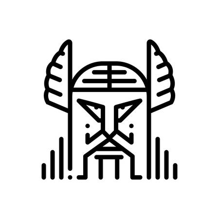 Icon for Odin,norseのイラスト素材