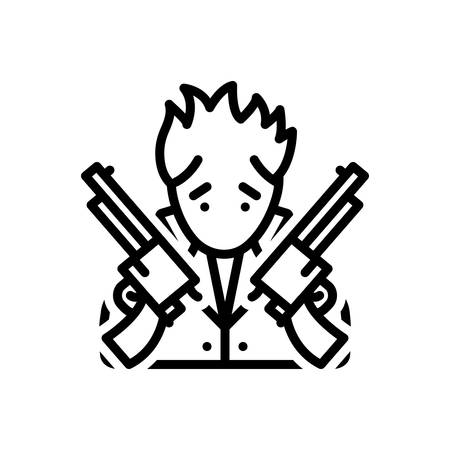 Icon for Perk,gunのイラスト素材