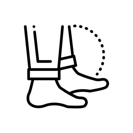 Icon for barefeet,relaxingのイラスト素材