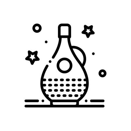 Icon for balsamic, jarのイラスト素材