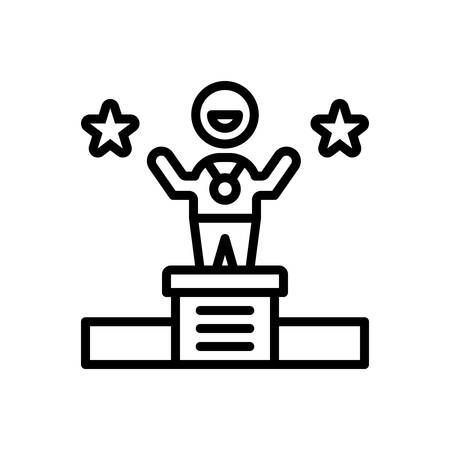 Icon for win,vanquishのイラスト素材