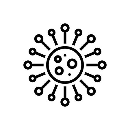 Icon for chlamydia,trachomatisのイラスト素材