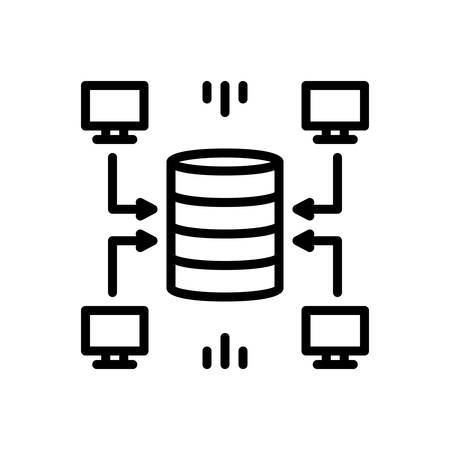 Icon for data,warehouseのイラスト素材
