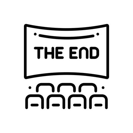 Icon for postscript,epilogueのイラスト素材