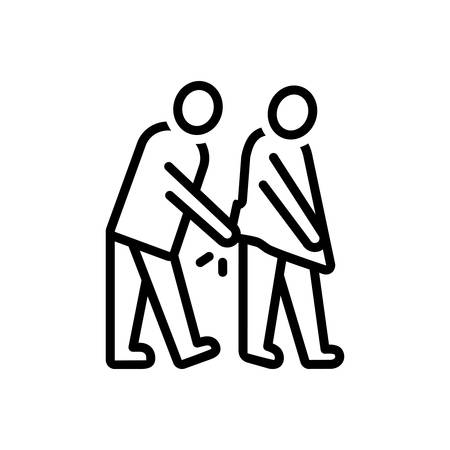 Icon for degenerate,retrogradeのイラスト素材