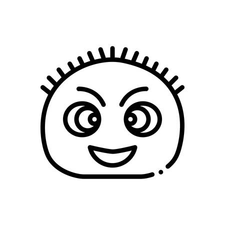 Icon for fuzzy,frizzyのイラスト素材