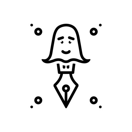 Icon for ghostwriter,storytellerのイラスト素材