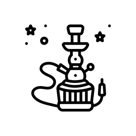 Icon for hookah,smoke