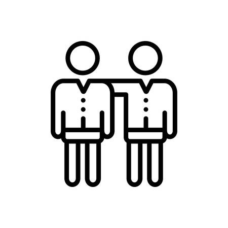 Icon for friend,buddyのイラスト素材