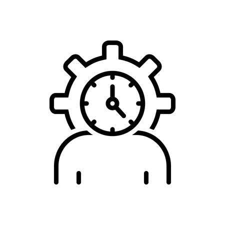 Icon for lifespan,clockのイラスト素材