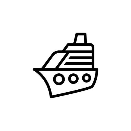 Icon for yacht,cruiseのイラスト素材
