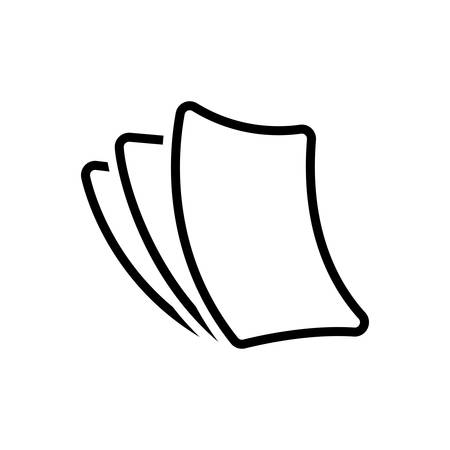 Icon for paperless ,cardboardのイラスト素材